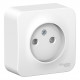 Розетка Schneider Electric BLANCA 1-мест. О/У со шторками 16А/250В БЕЛЫЙ