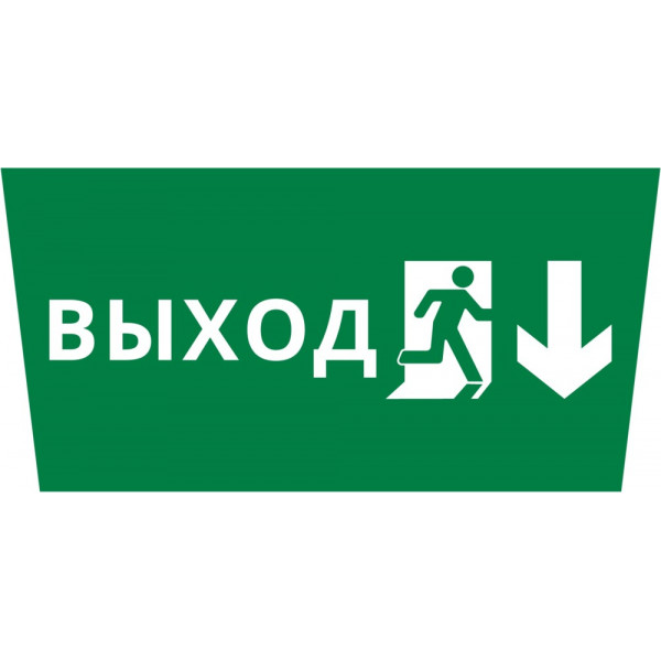 Пиктограмма ДСО-101-IP65 "Выход Фигура - вниз 2"