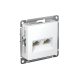 ATLASDESIGN РОЗЕТКА двойная компьютерная RJ45+RJ45 кат. 5e, механизм, ЛОТОС