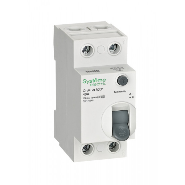 City9 Set ВДТ 40А 2P 100мА A-S 230В