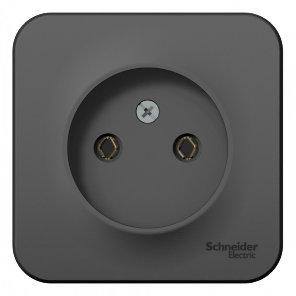 Розетка Schneider Electric BLANCA 1-мест. О/У 16А/250В АНТРАЦИТ