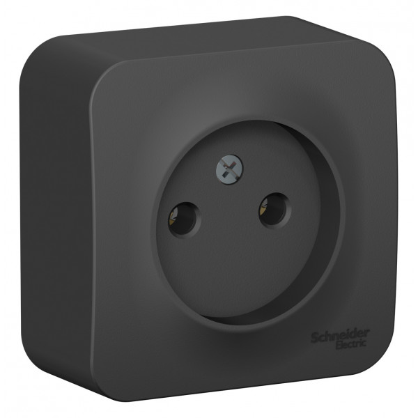 Розетка Schneider Electric BLANCA 1-мест. О/У 16А/250В АНТРАЦИТ