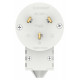 Вилка Schneider Electric BLANCA 1P+N+PE С/У 32А/250В БЕЛЫЙ