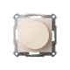 ATLASDESIGN СВЕТОРЕГУЛЯТОР (диммер) поворотно-нажимной, LED, RC, 400Вт, механизм, БЕЖЕВЫЙ