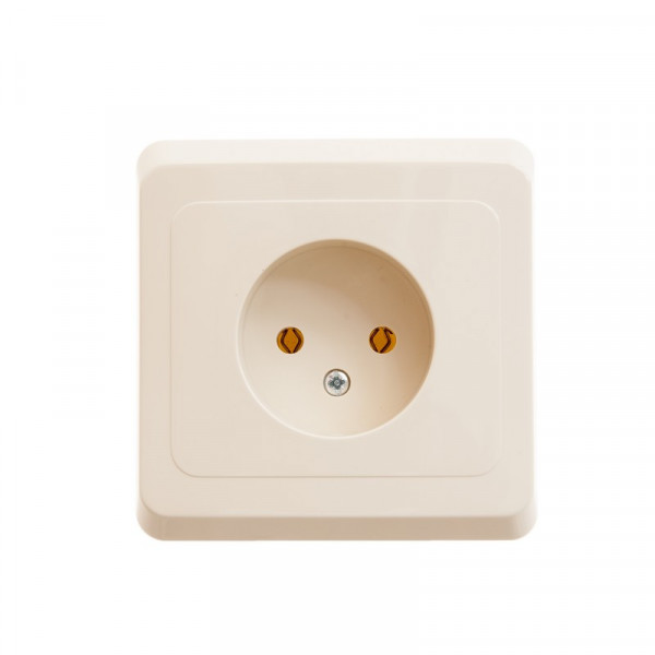 Розетка Schneider Electric ЭТЮД 1-мест. С/У 16А/250В КРЕМОВЫЙ