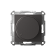 ATLASDESIGN СВЕТОРЕГУЛЯТОР (диммер) поворотно-нажимной, LED, RC, 400Вт, механизм, БАЗАЛЬТ