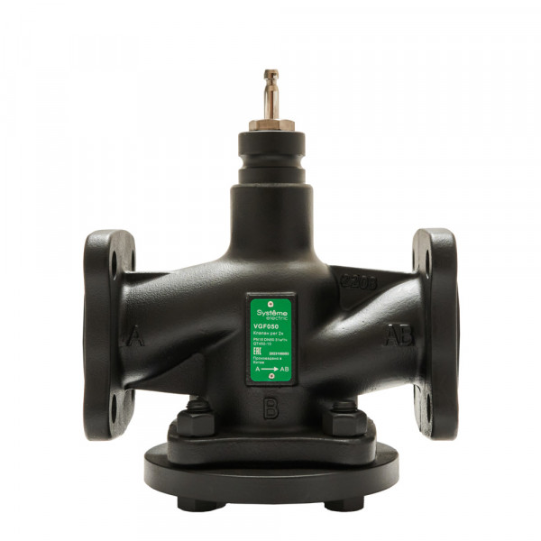 Клапан регулирующий 2-ход фланц PN16 DN50 31м³/ч -20…+130°С