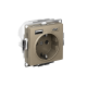ATLASDESIGN РОЗЕТКА 16А c 2 USB A+C, 5В/2,4А/3,0А, 2х5В/1,5А, механизм, ШАМПАНЬ
