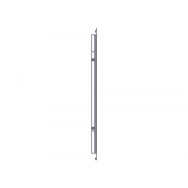 Щеточный уплотнитель Systeme Electric, серия Uniprom, 1U, 2шт, черный