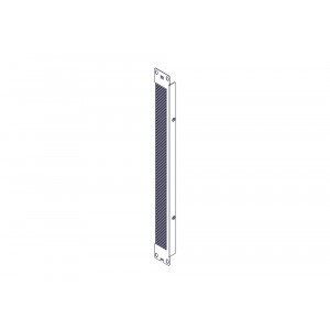 Щеточный уплотнитель Systeme Electric, серия Uniprom, 1U, 2шт, черный
