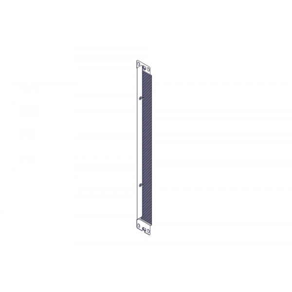 Щеточный уплотнитель Systeme Electric, серия Uniprom, 1U, 2шт, черный