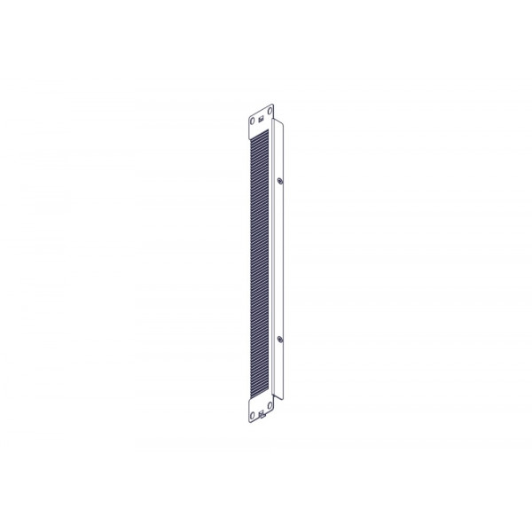 Щеточный уплотнитель Systeme Electric, серия Uniprom, 1U, 2шт, черный