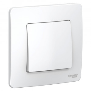 Выключатель Schneider Electric BLANCA 1-клав. С/У, 10АХ/250B БЕЛЫЙ