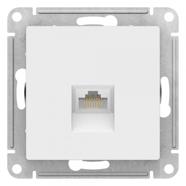 ATLASDESIGN РОЗЕТКА компьютерная RJ45 кат. 6A, механизм, ЛОТОС