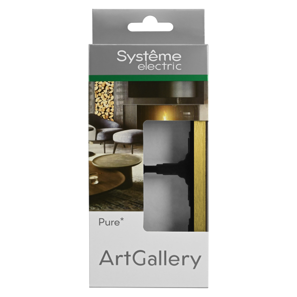 ARTGALLERY PURE 2-постовая РАМКА, МЕТАЛЛ ЗОЛОТО