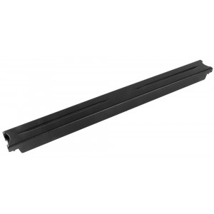 Пластиковая заглушка серия Excelente, 1U , 19", черная, 10 шт.