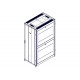 Шкаф Systeme Electric, серия Uniprom, 42U-750/1200, боковые панели 4шт, черный