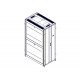 Шкаф Systeme Electric, серия Uniprom, 42U-750/1200, боковые панели 4шт, черный