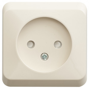 Розетка Schneider Electric ЭТЮД 1-мест. О/У со шт. 16А/250В КРЕМОВЫЙ