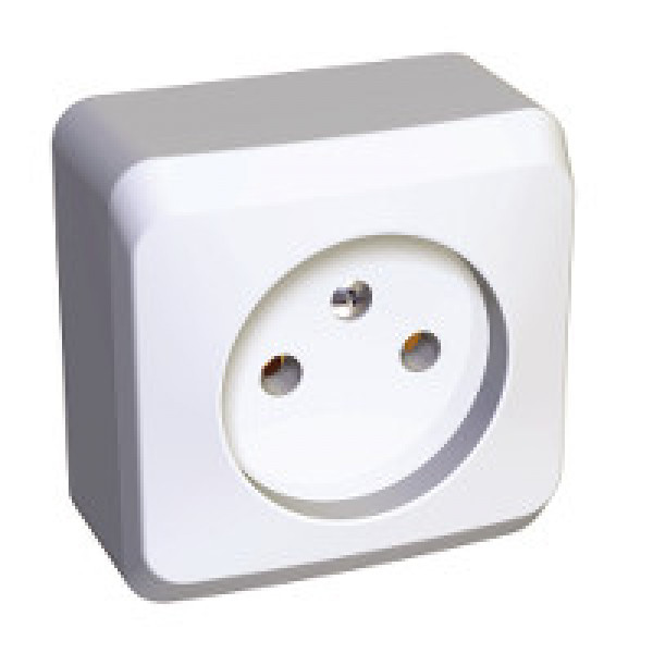 Розетка Schneider Electric ЭТЮД 1-мест. О/У со шт. 16А/250В КРЕМОВЫЙ