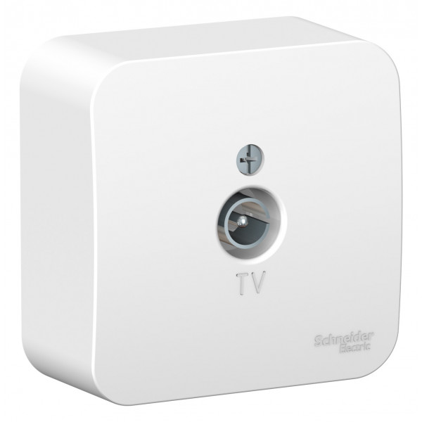 TV-розетка (коннектор) Schneider Electric BLANCA О/У БЕЛЫЙ