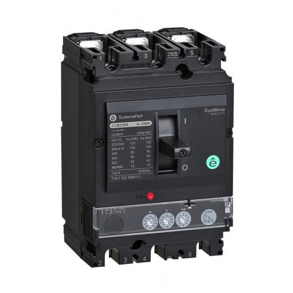 АВТ.ВЫКЛ SYSTEMEPACT CCB100 100KA 3P3D S2.2 100A