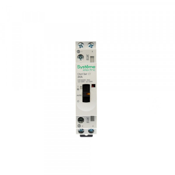City9 Set Контактор 2P 2НО 20A AC 230В-230В