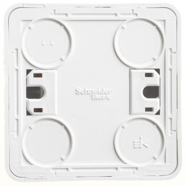 Выключатель Schneider Electric ЭТЮД 1-клав. О/У с подсвет. 10АX/250B БЕЛЫЙ