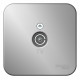 TV-розетка (коннектор) Schneider Electric BLANCA О/У АЛЮМИНИЙ