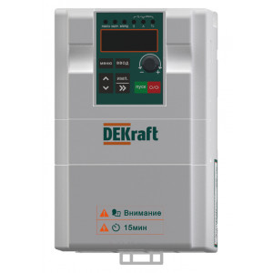 Преобразователь частоты DEKV060- 2.2кВт 3 фазы 380В с торм. модулем