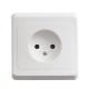 Розетка Schneider Electric ЭТЮД 1-мест. С/У 16А/250В БЕЛЫЙ