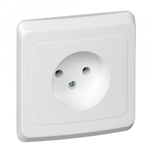 Розетка Schneider Electric ЭТЮД 1-мест. С/У 16А/250В БЕЛЫЙ