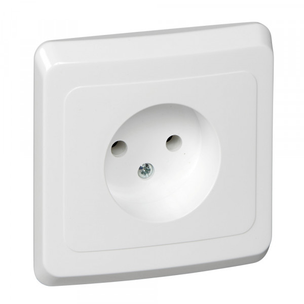 Розетка Schneider Electric ЭТЮД 1-мест. С/У 16А/250В БЕЛЫЙ
