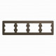 GLOSSA 4-постовая РАМКА, горизонтальная, ШОКОЛАД