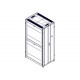 Шкаф Systeme Electric, серия Uniprom, 48U-800/1200, боковые панели 4шт, черный