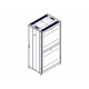 Шкаф Systeme Electric, серия Uniprom, 48U-800/1200, боковые панели 4шт, черный