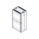 Шкаф Systeme Electric, серия Uniprom, 48U-800/1200, боковые панели 4шт, черный