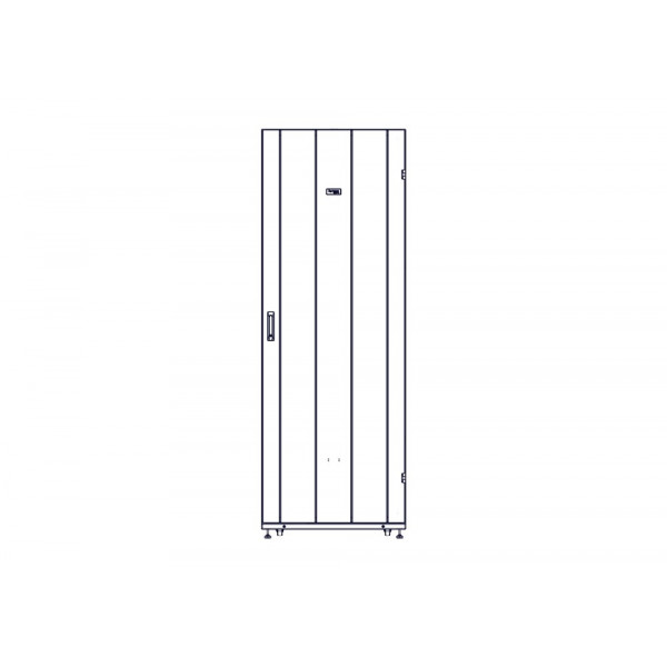 Шкаф Systeme Electric, серия Uniprom, 48U-800/1200, боковые панели 4шт, черный