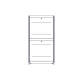 Шкаф Systeme Electric, серия Uniprom, 48U-800/1200, боковые панели 4шт, черный