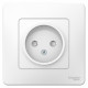 Розетка Schneider Electric BLANCA 1-мест. С/У со шт. 16А/250В БЕЛЫЙ
