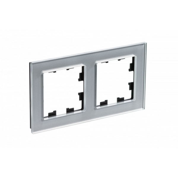 ATLASDESIGN NATURE 2-постовая РАМКА, ОРГАНИЧЕСКОЕ СТЕКЛО АЛЮМИНИЙ