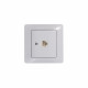 GLOSSA РОЗЕТКА компьютерная RJ45 кат. 5e, механизм, БЕЛЫЙ