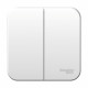 Выключатель Schneider Electric BLANCA 2х-клав. О/У, 6А/250B БЕЛЫЙ
