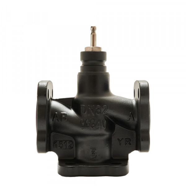 Клапан регулирующий 3-ход смес фланц PN16 DN32 15м³/ч -20…+130°С