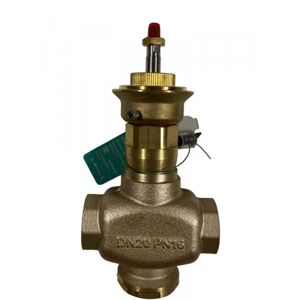 Клапан регулирующий 2-ход резьб, PN16 DN20 6,3м³/ч -10…+95°С