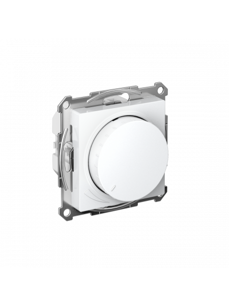 ATLASDESIGN СВЕТОРЕГУЛЯТОР (диммер) поворотно-нажимной, LED, RC, 400Вт, механизм, БЕЛЫЙ