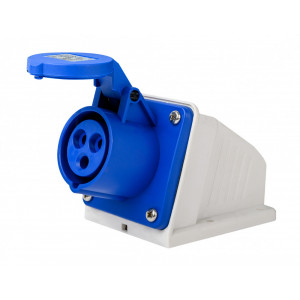 Розетка стац. 2Р+РЕ 32А 220В IP44 РС-103