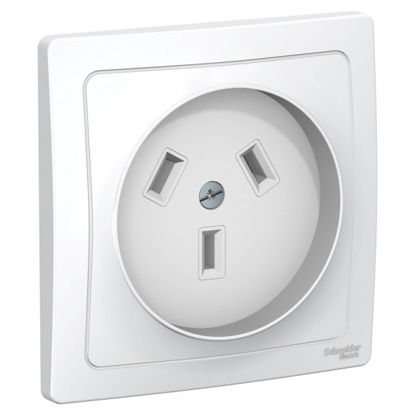 Розетка Schneider Electric BLANCA 1P+N+PE С/У 32А/250В БЕЛЫЙ