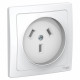 Розетка Schneider Electric BLANCA 1P+N+PE С/У 32А/250В БЕЛЫЙ