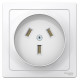 Розетка Schneider Electric BLANCA 1P+N+PE С/У 32А/250В БЕЛЫЙ